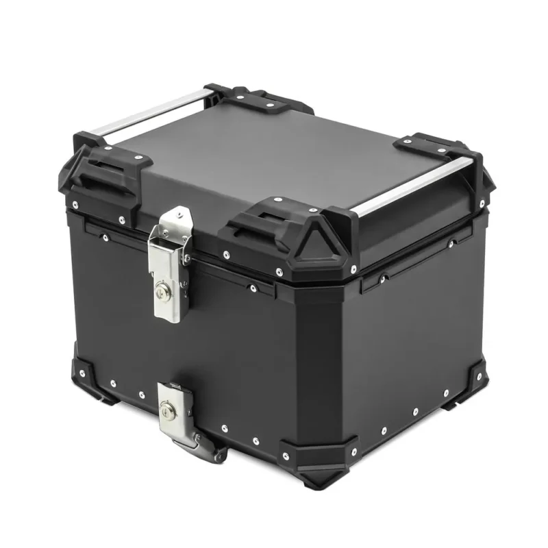Topcase Adventure Alu 65 Liter - extrem groß - mit Innentasche + Verzurr-Reeling - Industrie