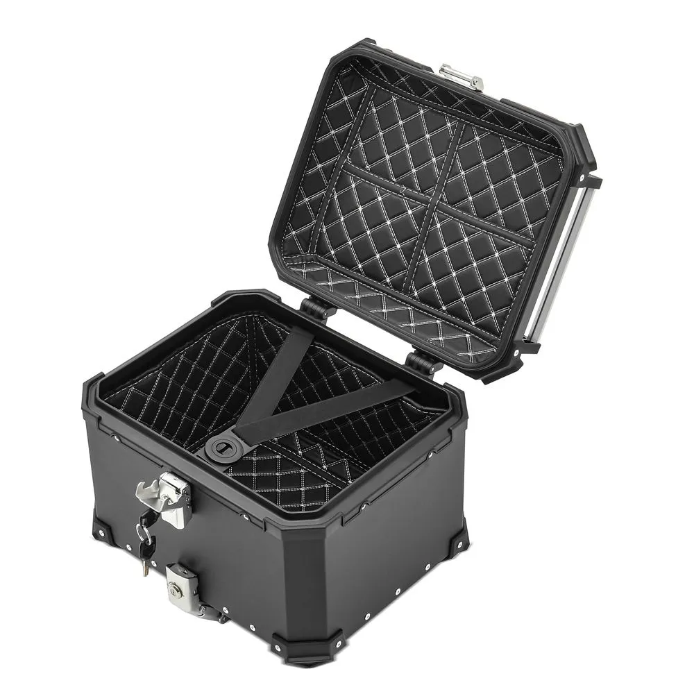 Topcase Adventure Alu 65 Liter - extrem groß - mit Innentasche + Verzurr-Reeling - Industrie
