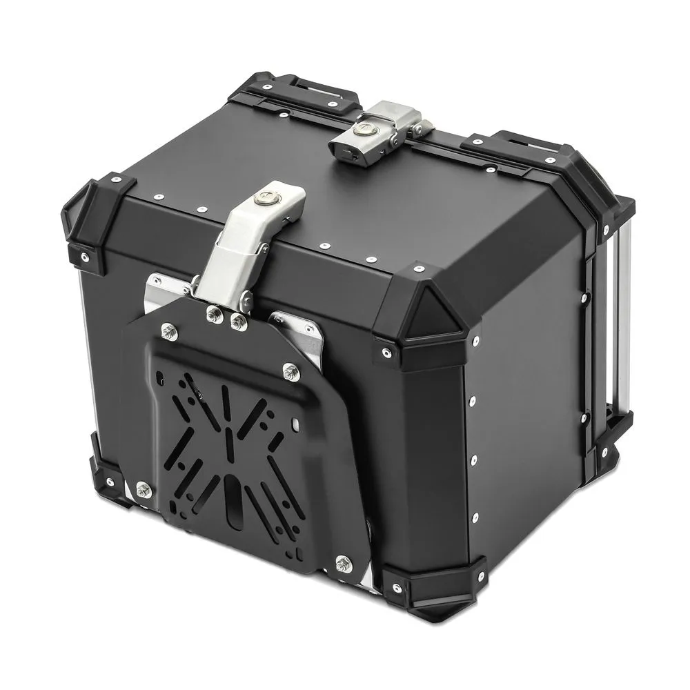 Topcase Adventure Alu 65 Liter - extrem groß - mit Innentasche + Verzurr-Reeling - Industrie